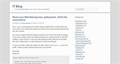 Desktop Screenshot of itblog.eckenfels.net
